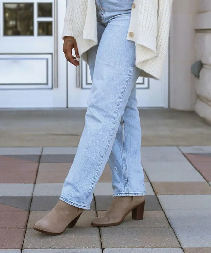Boots and Booties Shop Dolce Vita Spade Booties Mushroom Suede Mushroom Suede