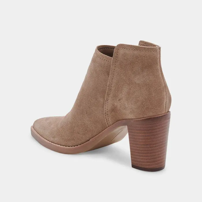 Boots and Booties Shop Dolce Vita Spade Booties Mushroom Suede Mushroom Suede