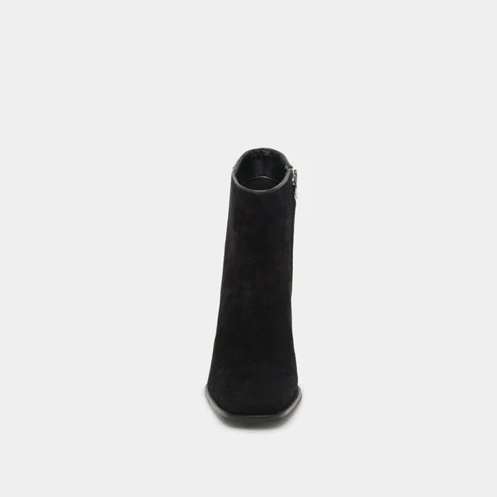 Boots and Booties Shop Dolce Vita Susann Wide Booties Onyx Suede Onyx Suede