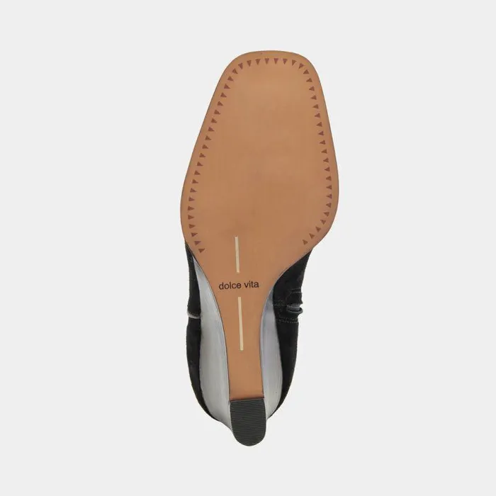Boots and Booties Shop Dolce Vita Susann Wide Booties Onyx Suede Onyx Suede