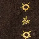 Brown and Sunflowers Cardigan Clothing Unique Vintage Sweaters and Cardigans