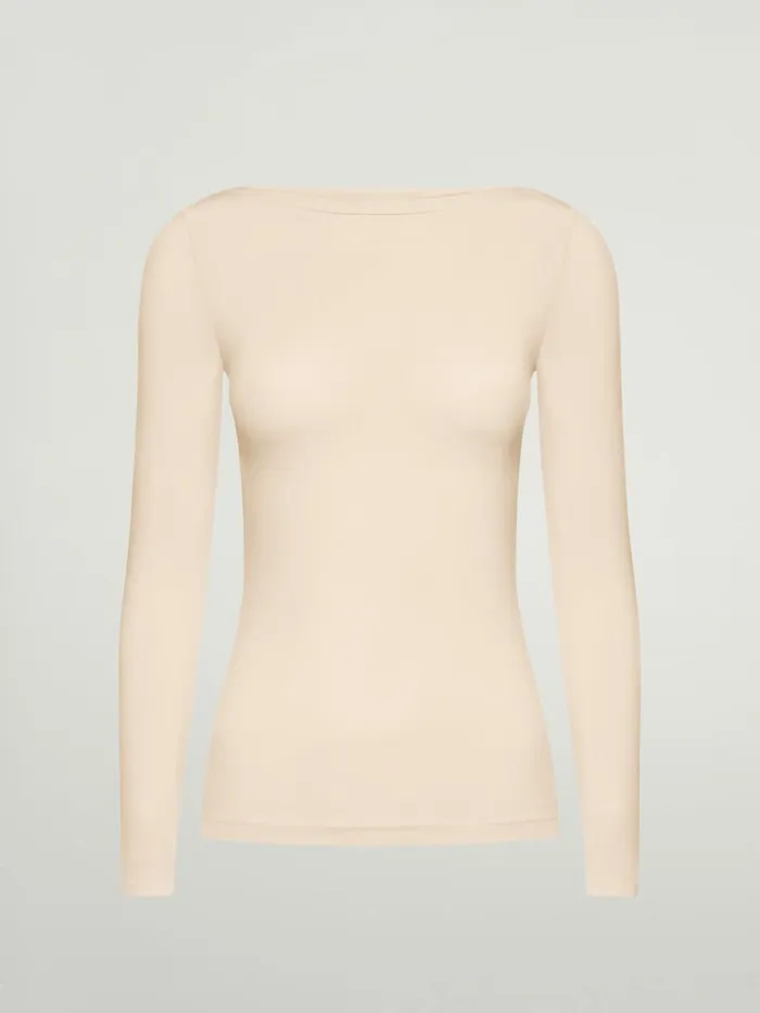 Buenos Aires Top Long Sleeves Cafe Au Lait Women Wolford Tops