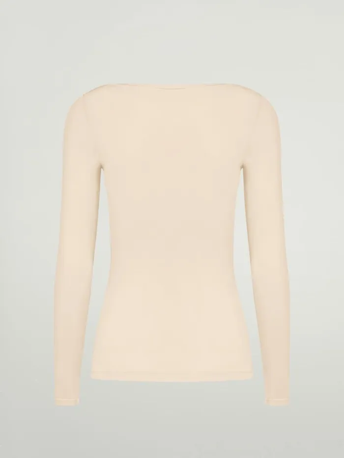 Buenos Aires Top Long Sleeves Cafe Au Lait Women Wolford Tops