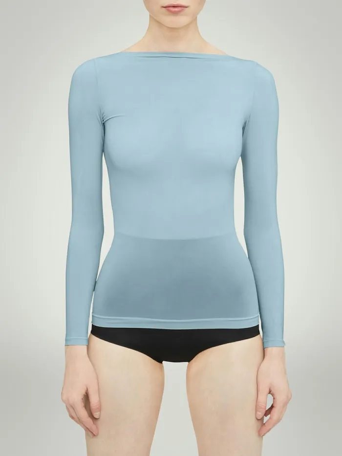Buenos Aires Top Long Sleeves Sky Women Wolford Tops