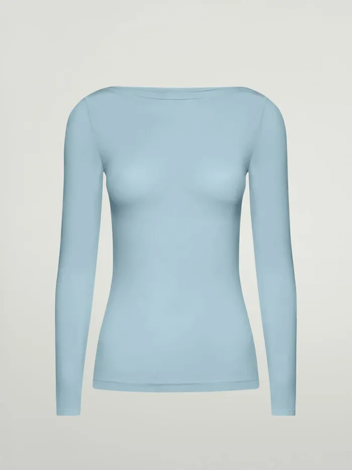 Buenos Aires Top Long Sleeves Sky Women Wolford Tops