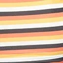 Candy Corn Stripe Sweetheart Ruthie Top Halloween Unique Vintage Tops