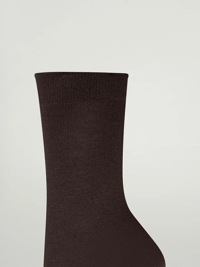Cashmere Silk Socks Soft Cacao Women Wolford Socks