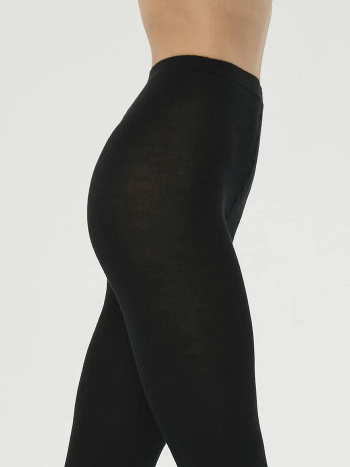 Cashmere Silk Tights Leggings Black Women Wolford Tights Leggings