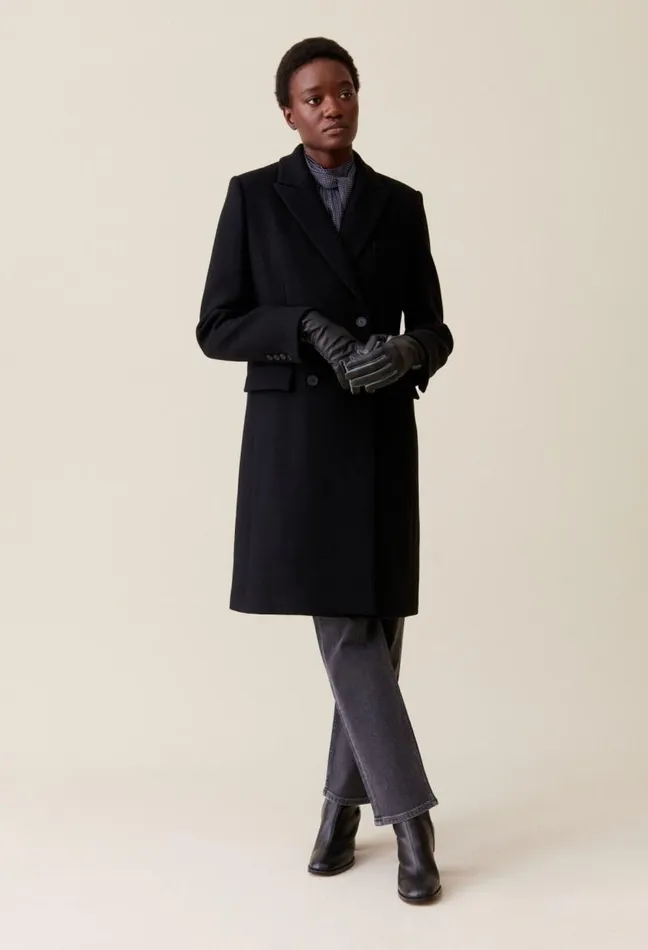 Claudie Pierlot 34 Length Straight Coat Clothes Coats