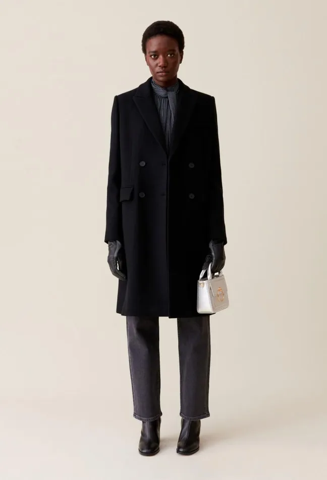 Claudie Pierlot 34 Length Straight Coat Clothes Coats