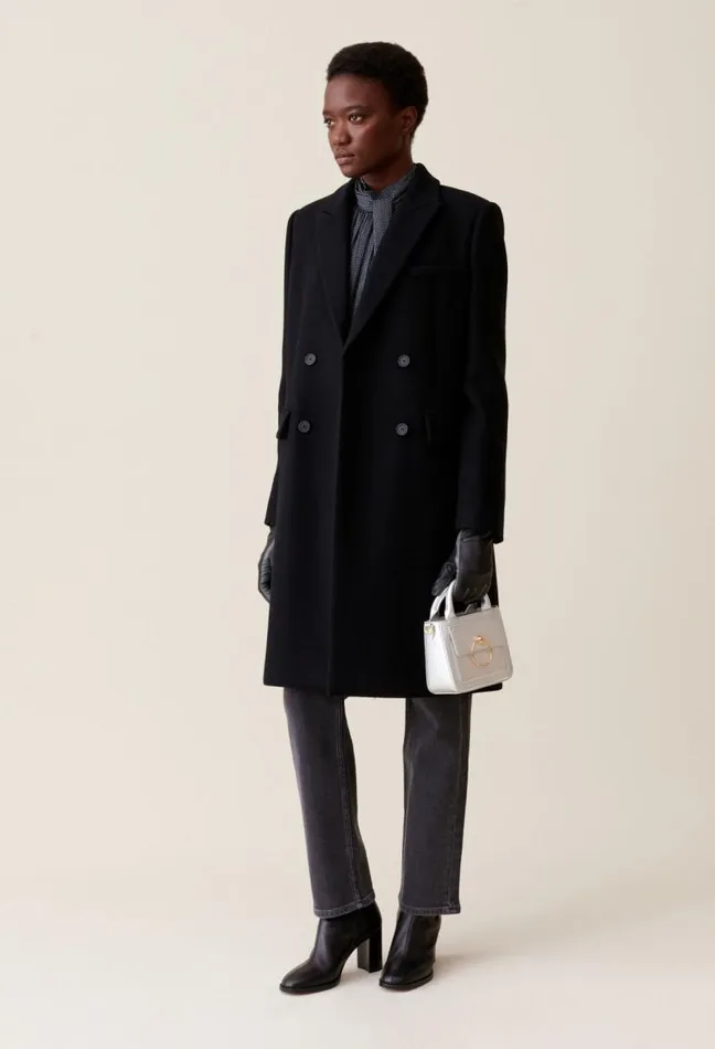 Claudie Pierlot 34 Length Straight Coat Clothes Coats