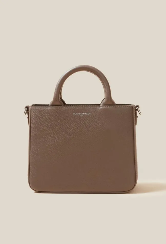 Claudie Pierlot Anouck Grained Leather Chain Bag Bags Crossbody Bags