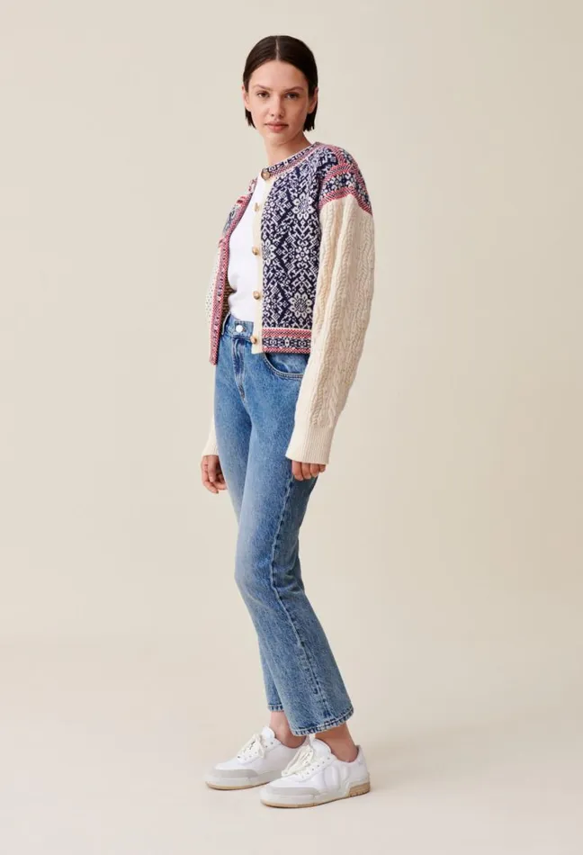 Claudie Pierlot Cableknit Wool Cardigan Clothes Knitwear And Cardigans