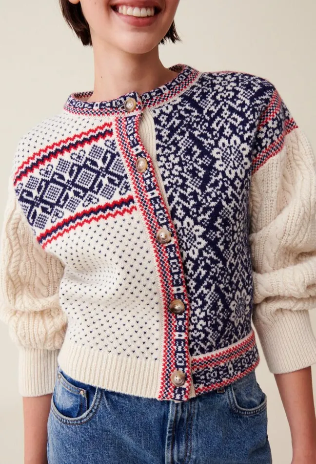 Claudie Pierlot Cableknit Wool Cardigan Clothes Knitwear And Cardigans