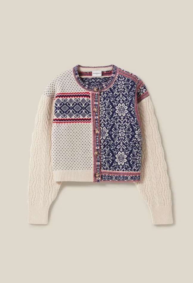 Claudie Pierlot Cableknit Wool Cardigan Clothes Knitwear And Cardigans