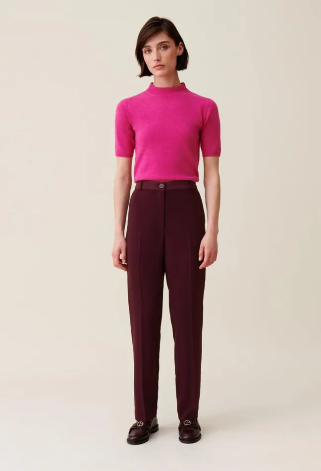 Claudie Pierlot Cigarettecut Tailored Trousers Clothes Jeans And Trousers