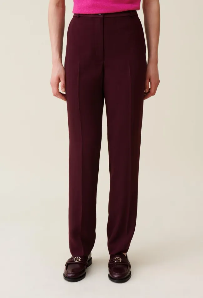 Claudie Pierlot Cigarettecut Tailored Trousers Clothes Jeans And Trousers