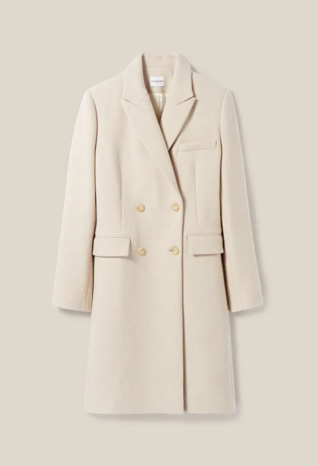 Claudie Pierlot Classic Straight MidLength Coat Clothes Coats