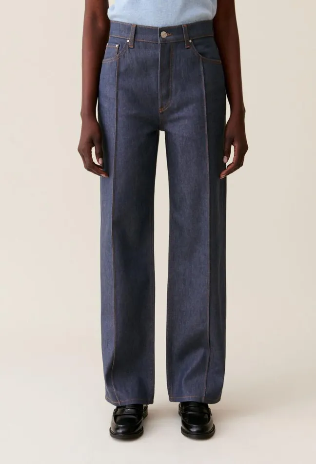 Claudie Pierlot Claude Highwaist Straight Jeans Clothes Jeans And Trousers