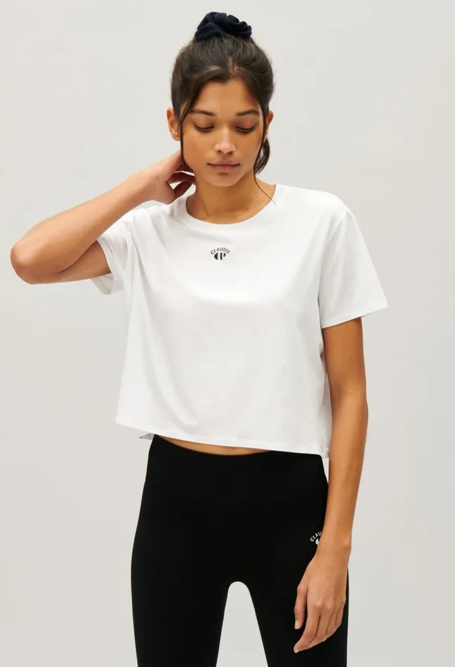 Claudie Pierlot Claudie X Circle Cropped Tshirt Clothes Tshirts