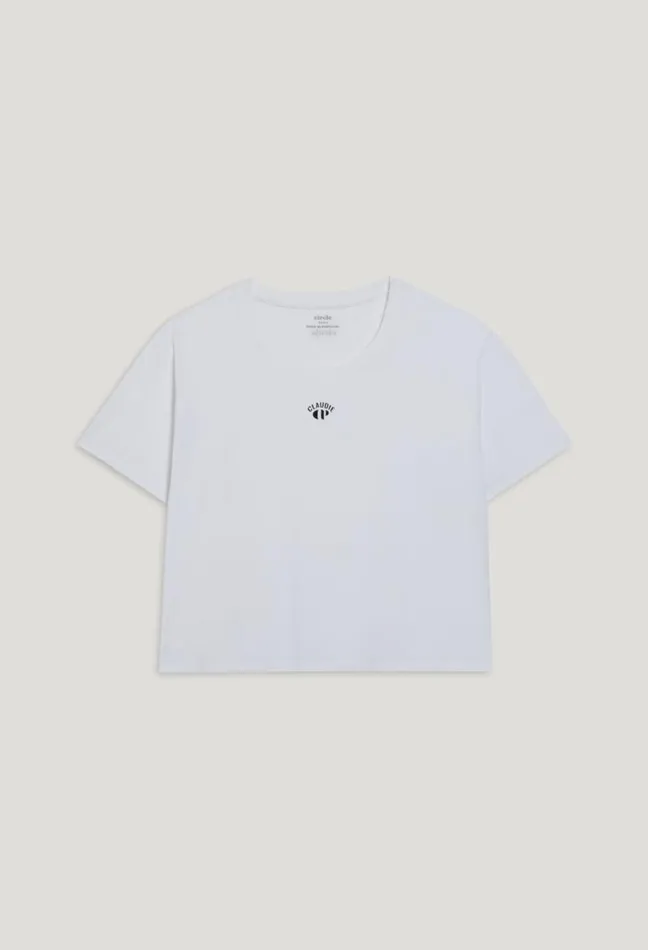 Claudie Pierlot Claudie X Circle Cropped Tshirt Clothes Tshirts