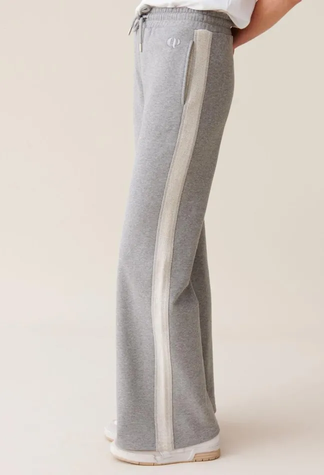 Claudie Pierlot Contrasting Grey Comfort Trousers Clothes Jeans And Trousers