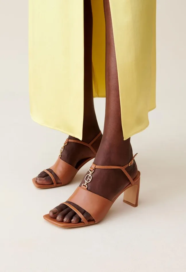 Claudie Pierlot CP Jewel Heel Sandals Shoes Sandals Pumps And Mules