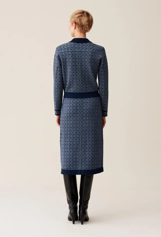 Claudie Pierlot CP Monogram Cardigan With Collar Clothes Knitwear And Cardigans