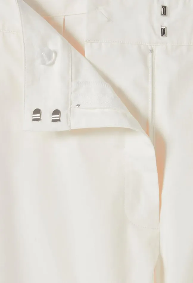 Claudie Pierlot Ecru StraightLeg Trousers Embroidery Clothes Jeans And Trousers