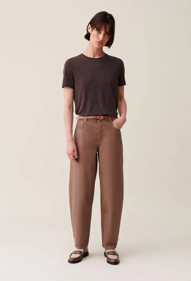 Claudie Pierlot Embroidered CP ShortSleeve Tee Clothes Tshirts