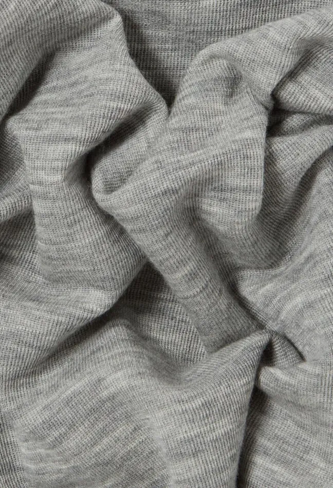 Claudie Pierlot Fitted Grey Crew Neck Top Clothes Tops And Shirts