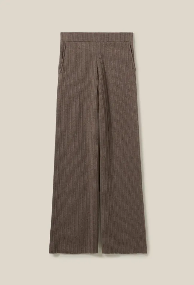 Claudie Pierlot Flared Knit Trousers Clothes Jeans And Trousers