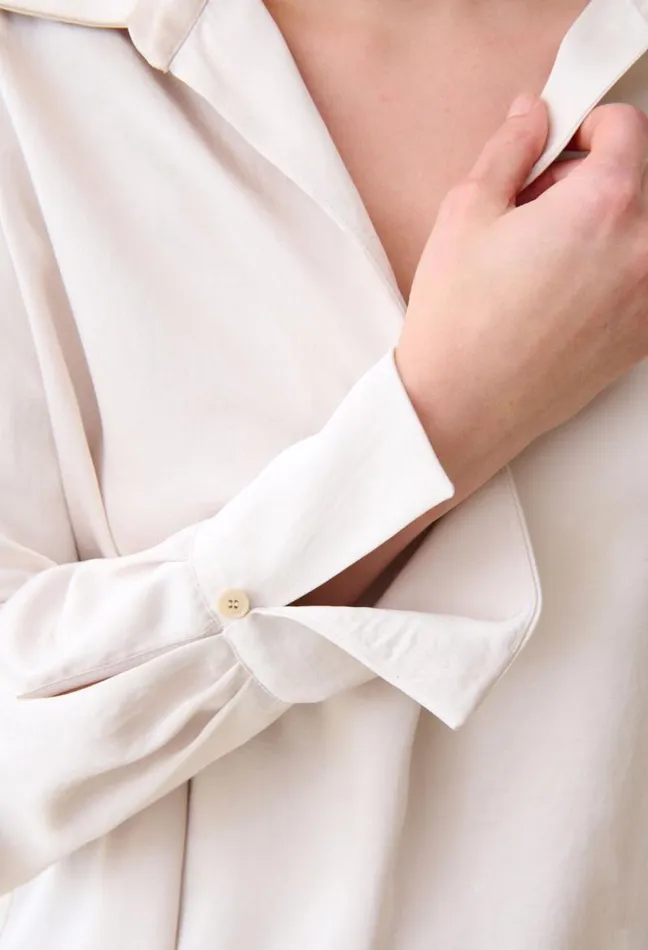 Claudie Pierlot Floaty Pleated Blouse Clothes Tops And Shirts