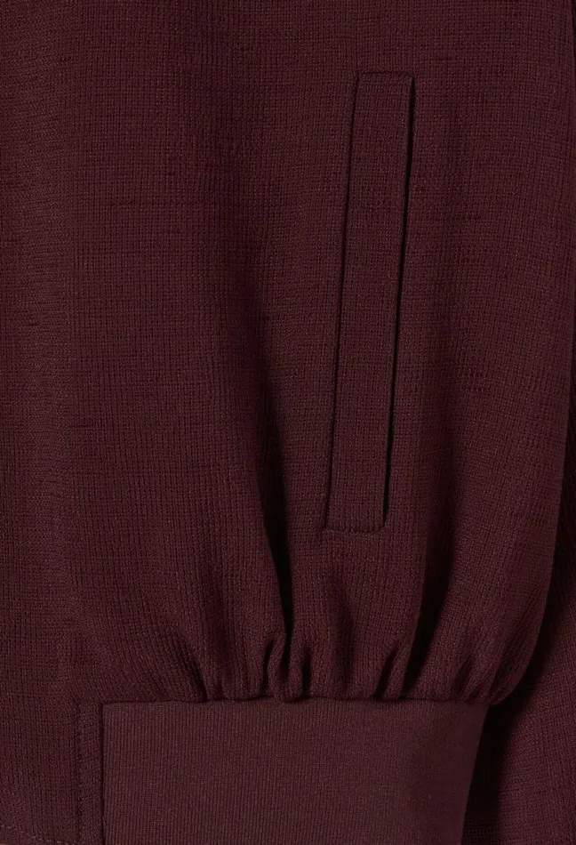 Claudie Pierlot Fluid Cappuccino Zip Bomber Clothes Jackets