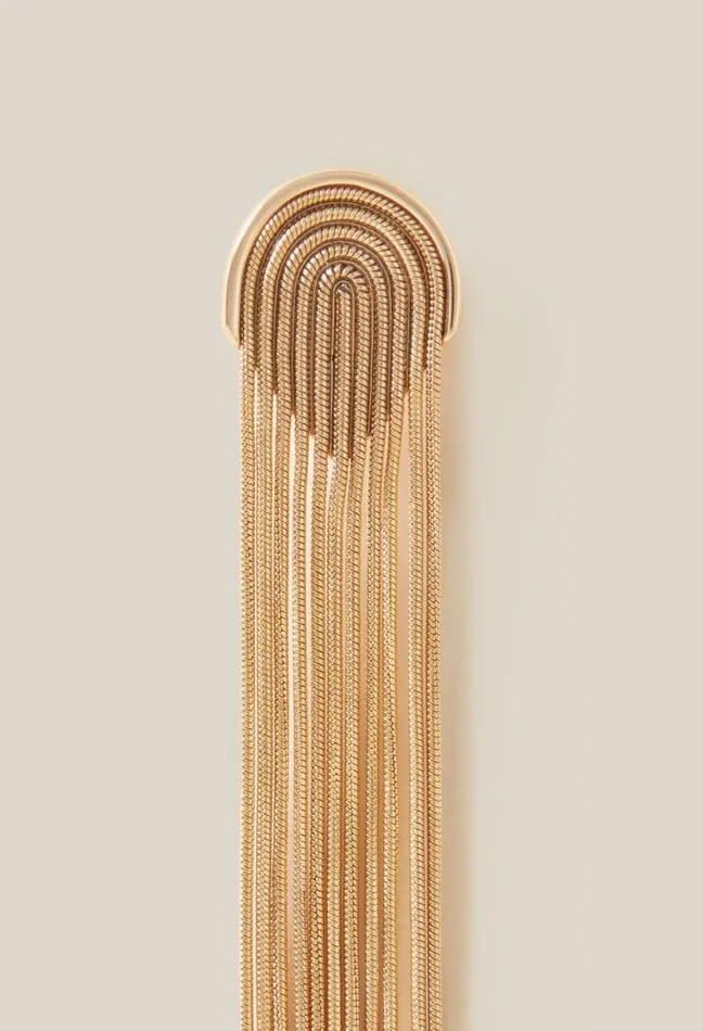 Claudie Pierlot Gold Cascade Earrings Accessories Jewellery And Scrunchies