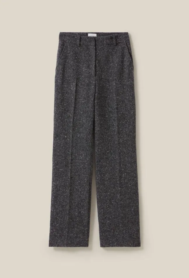 Claudie Pierlot Grey Wool Suit Trousers Clothes Jeans And Trousers