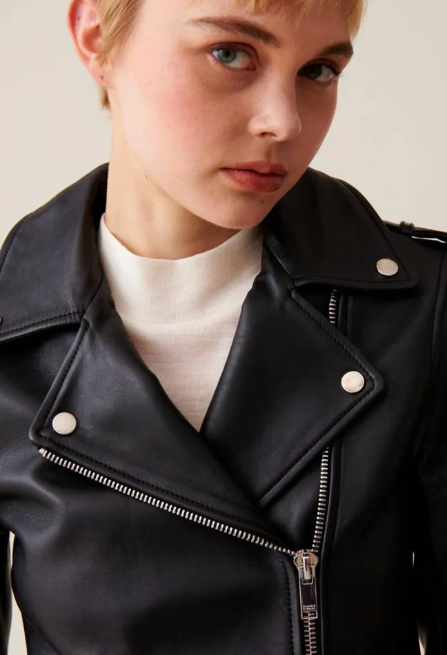 Claudie Pierlot Leather Jacket Clothes Jackets