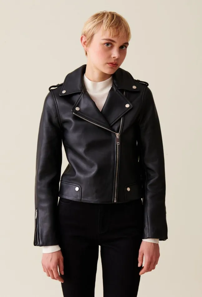Claudie Pierlot Leather Jacket Clothes Jackets