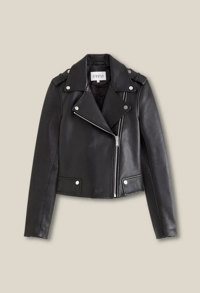 Claudie Pierlot Leather Jacket Clothes Jackets