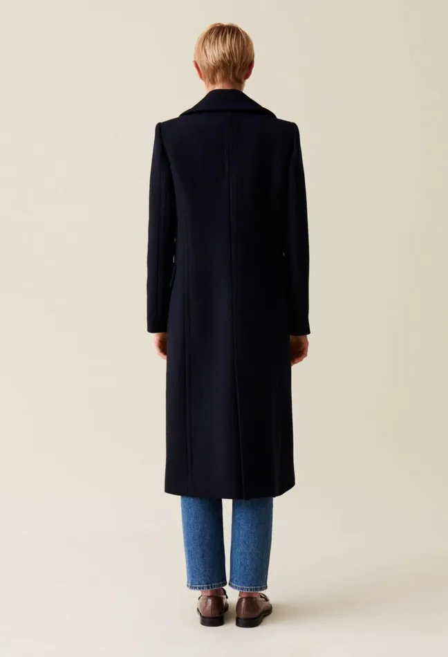 Claudie Pierlot Long Doublebreasted Coat Clothes Coats