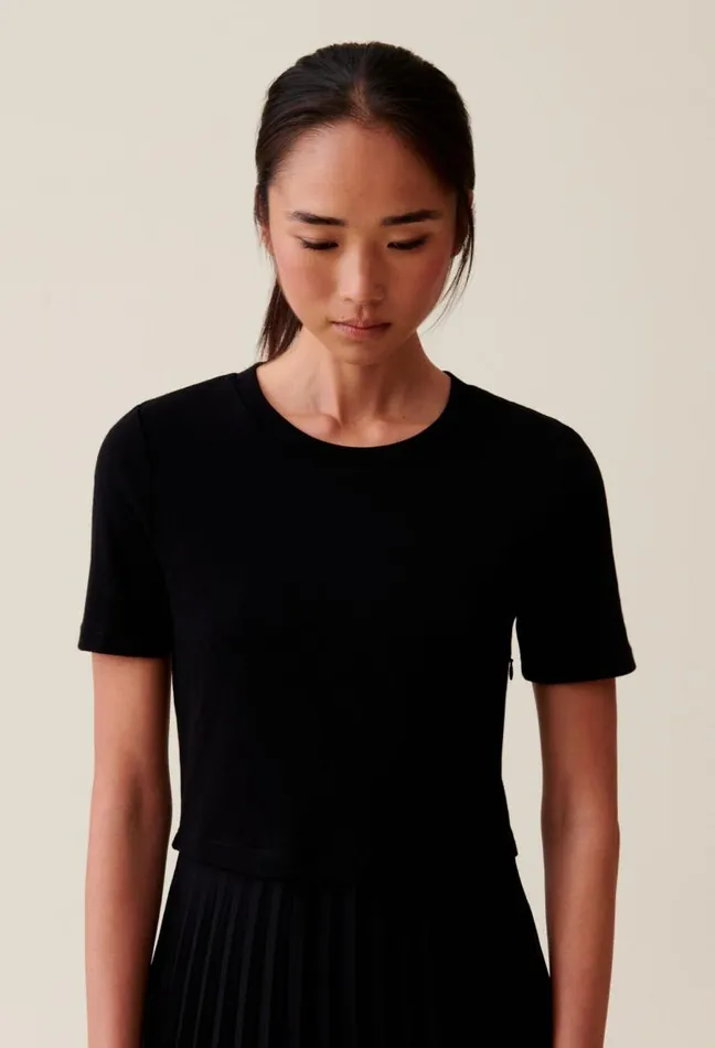 Claudie Pierlot Long Dualfabric Teli Dress Clothes Dresses