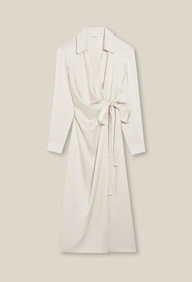 Claudie Pierlot Midi Wrap Dress Clothes Dresses