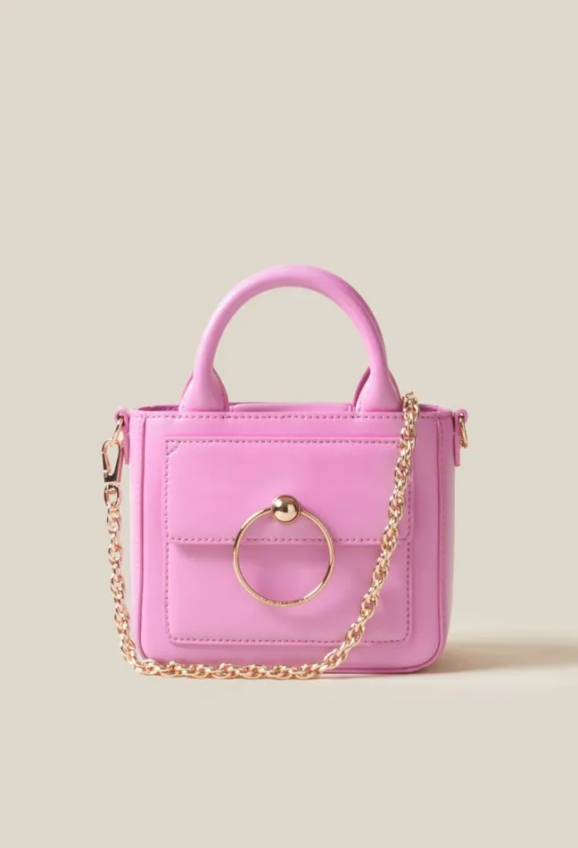 Claudie Pierlot Mini Anouck Smooth Leather Bag Bags Small Bags