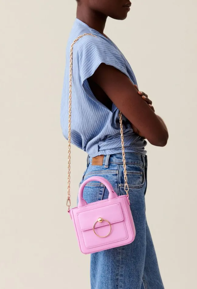 Claudie Pierlot Mini Anouck Smooth Leather Bag Bags Small Bags