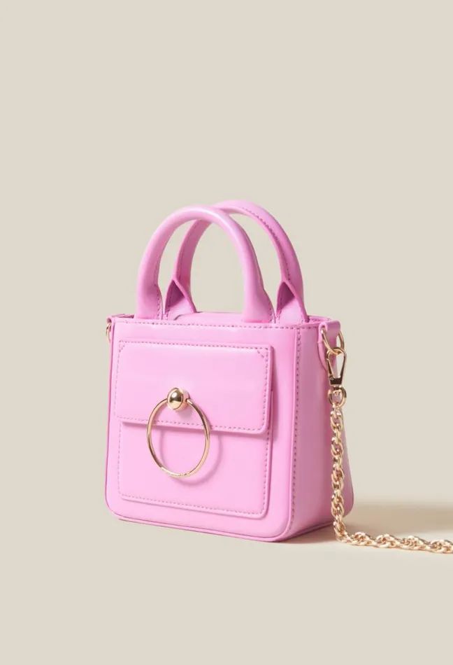 Claudie Pierlot Mini Anouck Smooth Leather Bag Bags Small Bags