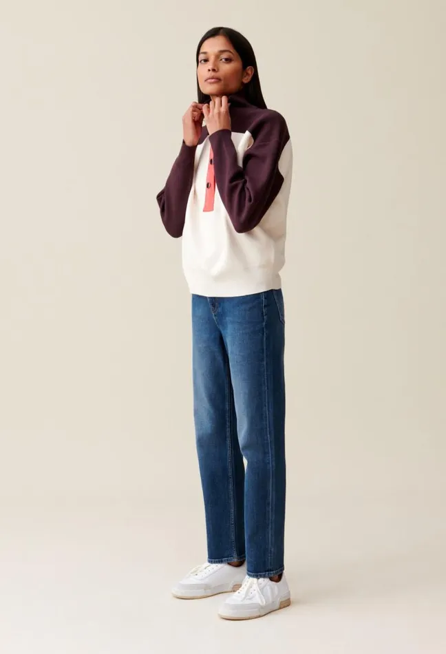 Claudie Pierlot Minimum Sweatshirt StandUp Collar Clothes Sweatshirts