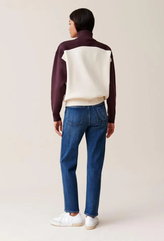 Claudie Pierlot Minimum Sweatshirt StandUp Collar Clothes Sweatshirts