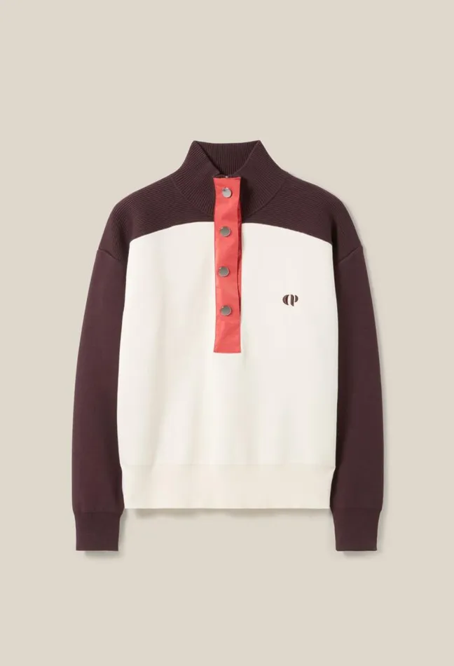 Claudie Pierlot Minimum Sweatshirt StandUp Collar Clothes Sweatshirts