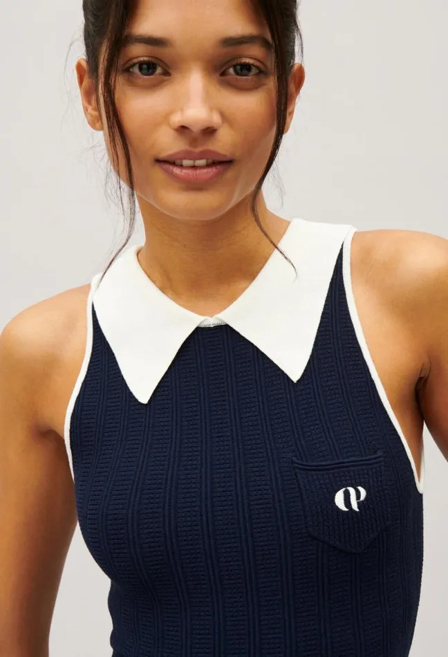 Claudie Pierlot Navy Blue Tennis Dress Clothes Dresses