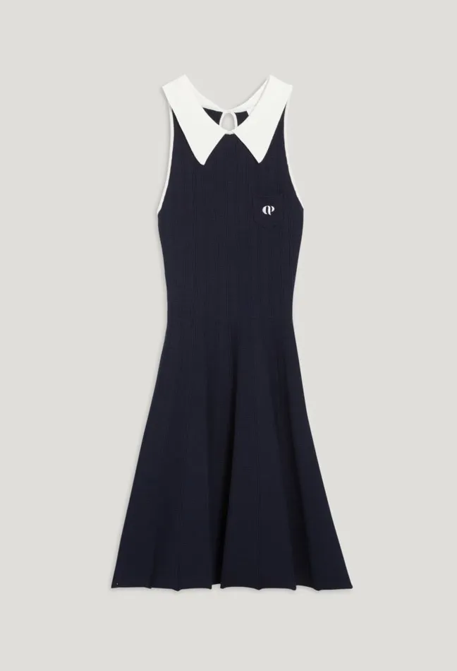 Claudie Pierlot Navy Blue Tennis Dress Clothes Dresses